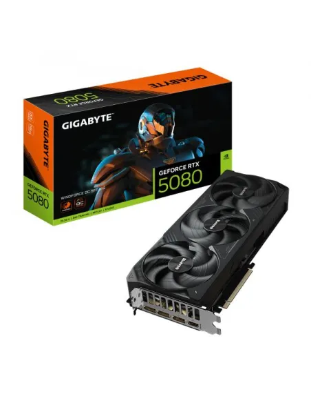 GIGABYTE GeForce RTX 5080 Windforce OC SFF 16G, 16384 MB GDDR7