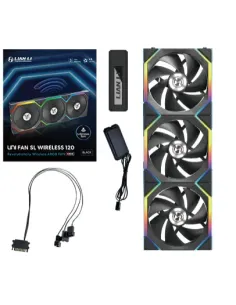 Lian Li UNI FAN SL Wireless 120 Case per computer Ventilatore 12 cm Nero 3 pz