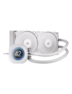 Corsair Nautilus 240 RS LCD Processore Raffreddatore di liquidi tutto in uno 12 cm Bianco 1 pz