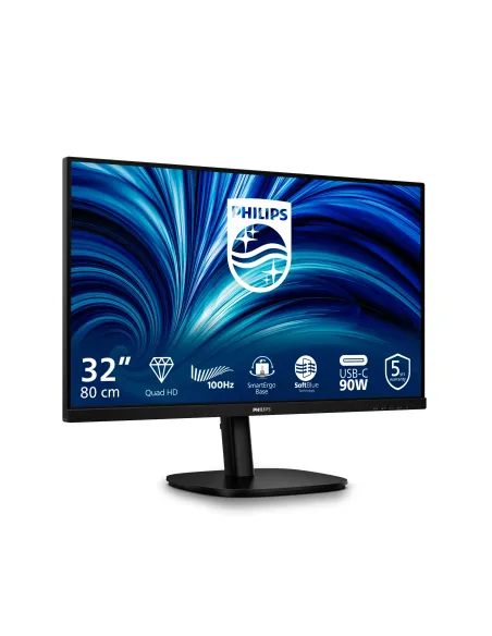 Philips 32B2U3601 00 Monitor PC 80 cm (31.5") 2560 x 1440 Pixel Quad HD LCD Nero