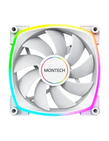 Montech AX140 PWM Case per computer Ventilatore 14 cm Bianco 1 pz