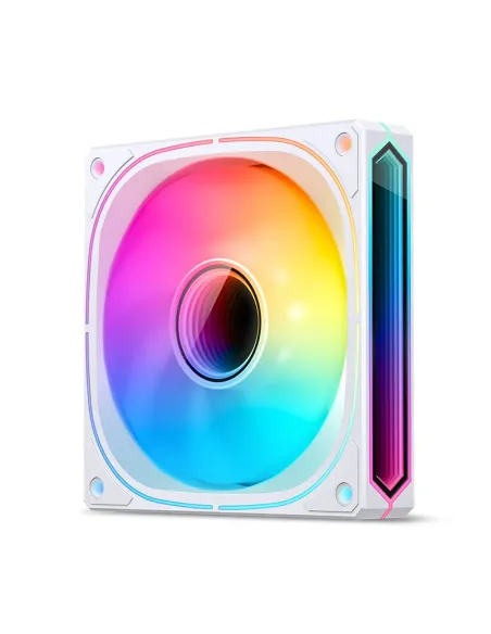 Jonsbo FR-505WR sistema di raffreddamento per computer Case per computer Ventilatore 12 cm Bianco 1 pz