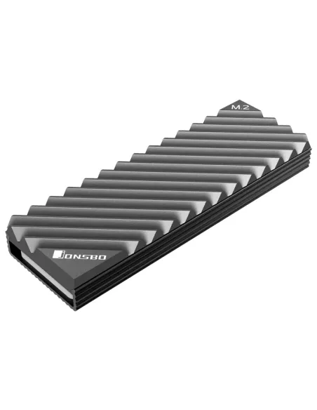 Jonsbo M.2-3 GREY sistema di raffreddamento per computer Unità allo stato solido Dissipatore di calore Radiatore Nero, Grigio 1