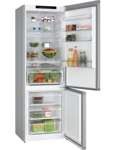 Bosch Serie 4 KGN492LDF Frigorifero Combinato da libera installazione 203 x 70 cm Metal look Classe D 2