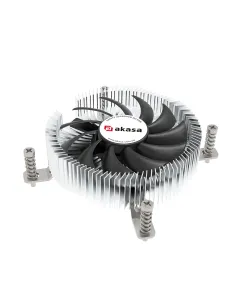 Akasa AK-CC6610EP01 sistema di raffreddamento per computer Processore Raffreddatore d'aria 7,5 cm Nero, Argento 1 pz