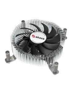 Akasa AK-CC6610EP01 sistema di raffreddamento per computer Processore Raffreddatore d'aria 7,5 cm Nero, Argento 1 pz 2