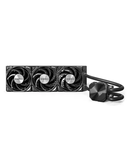 Montech HyperFlow Silent 360 Processore Raffreddatore di liquidi tutto in uno 12 cm Nero 1 pz