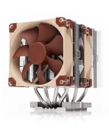 Noctua NH-D9 DX-4677 4U sistema di raffreddamento per computer Processore Raffreddatore d'aria 9,2 cm Alluminio, Beige, Marrone