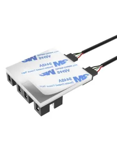 Akasa AK-CBUB64-30BK hub di interfaccia 480 Mbit s Multicolore 2