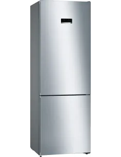 Bosch Serie 4 KGN49XLEA Frigorifero Combinato da libera installazione 203 x 70 cm Metal look Classe E
