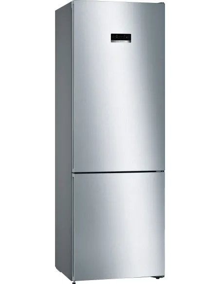 Bosch Serie 4 KGN49XLEA Frigorifero Combinato da libera installazione 203 x 70 cm Metal look Classe E