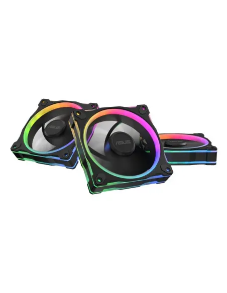 ASUS Prime MR120 Fan ARGB Reverse Black 3in1 Case per computer Ventilatore 12 cm Nero 3 pz