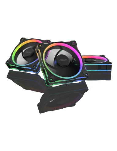 ASUS Prime MR120 Fan ARGB Reverse Black 3in1 Case per computer Ventilatore 12 cm Nero 3 pz