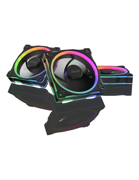 ASUS Prime MR120 Fan ARGB Reverse Black 3in1 Case per computer Ventilatore 12 cm Nero 3 pz