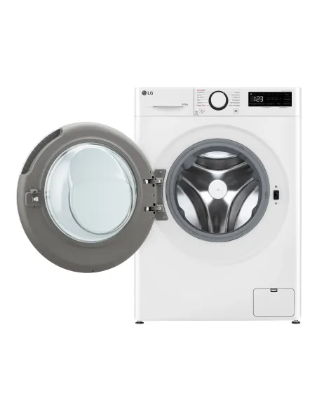 LG D2R5S09TSWW Lavasciuga slim 9 5kg AI DD, Classe E, 1200 giri, TurboWash 360, Vapore