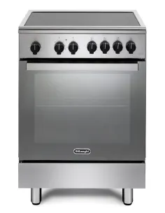 De’Longhi DMX 64 INL cucina Elettrico Piano cottura a induzione Nero, Acciaio inox