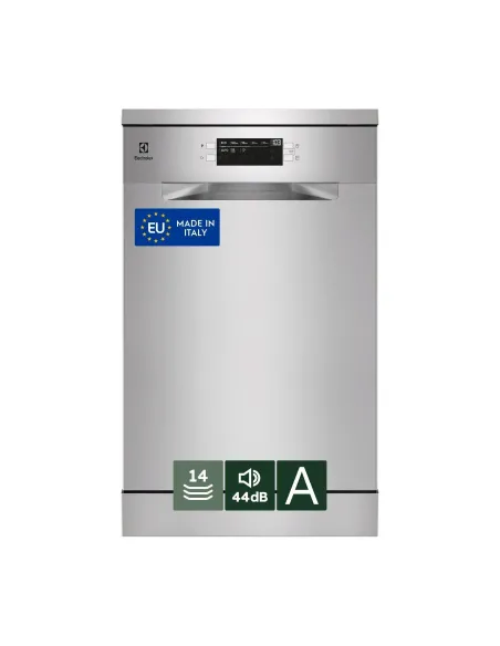 Electrolux Lavastoviglie Libera Installazione 60 Cm - Inox 14 Coperti Classe A 44 Dba MADE IN ITALY ESS68600SX