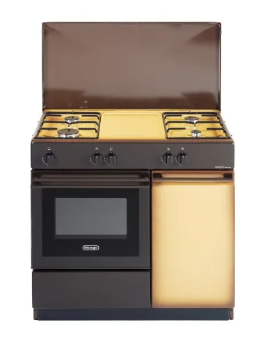 De’Longhi SGK 854 NM cucina Gas Beige, Marrone