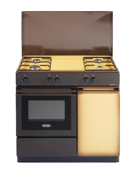 De’Longhi SGK 854 NM cucina Gas Beige, Marrone