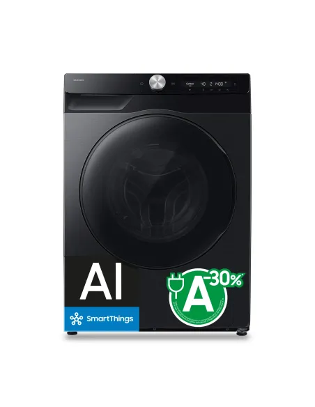 Samsung Series 9 WD6400H Cl.A D 9 6 kg Nero lavasciuga Libera installazione Caricamento frontale Bianco