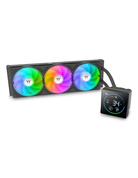 Thermaltake TH360-S V3 ARGB Processore Raffreddatore di liquidi tutto in uno 12 cm Nero 1 pz