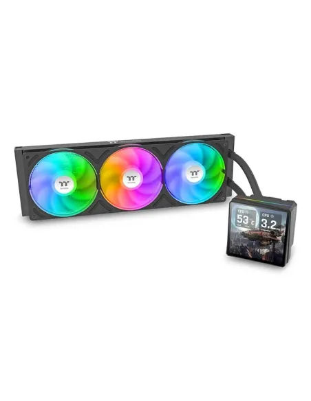 Thermaltake TH360 V3 Ultra ARGB Processore Raffreddatore di liquidi tutto in uno 12 cm Nero 1 pz