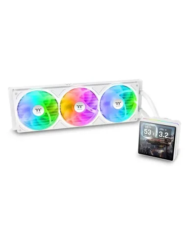 Thermaltake TH360 V3 Ultra ARGB Processore Raffreddatore di liquidi tutto in uno 12 cm Bianco 1 pz