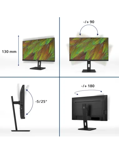 Philips Serie 3000 27B1U3900 00 Monitor PC 68,6 cm (27") 3840 x 2160 Pixel 4K Ultra HD LCD Nero