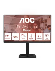 AOC E4 Q27E4U Monitor PC 68,6 cm (27") 2560 x 1440 Pixel Quad HD LED Nero