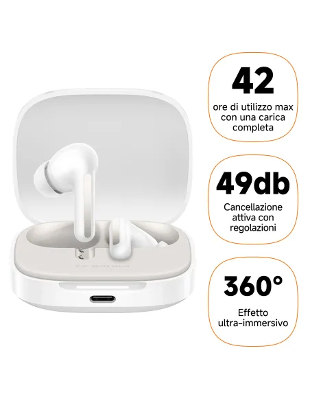 Xiaomi Redmi Buds 6- Cloud White