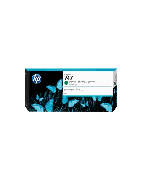 HP Cartuccia di inchiostro verde cromatico 747 DesignJet da 300 ml