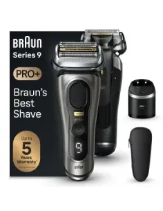 Braun Series 9 Pro+ 9565cc Wet & Dry Rasoio Trimmer Metallico