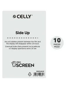 Celly PROFILM10AF protezione per lo schermo e il retro dei telefoni cellulari Pellicola proteggischermo trasparente Universale