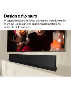 LG Soundbar SG10TY, 420W su 3.1 canali, Dolby Atmos, Wi-Fi, Design a filo muro 2