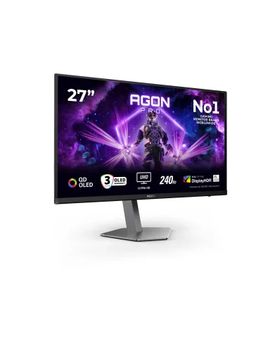 AOC G2 AG276UZD Monitor PC 67,3 cm (26.5") 3840 x 2160 Pixel 4K Ultra HD OLED Nero