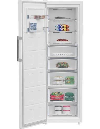 Beko B5RMFNE314W Congelatore Verticale Beyond, Total No-Frost, 286 L, 59.5 cm