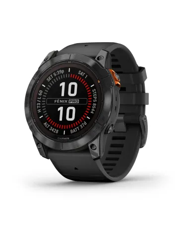 Garmin fēnix 7X Pro 3,56 cm (1.4") MIP 51 mm Digitale 280 x 280 Pixel Touch screen Grigio Wi-Fi GPS (satellitare)