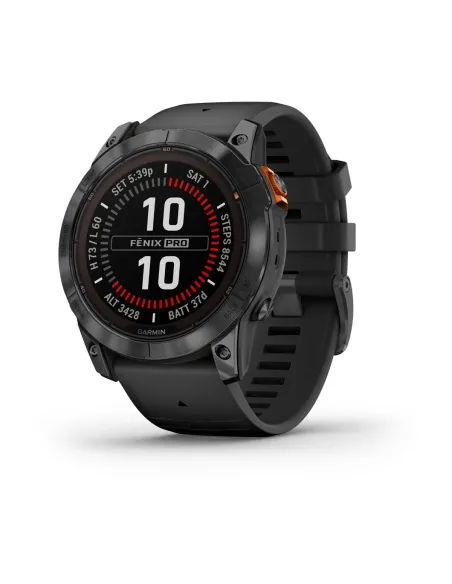 Garmin fēnix 7X Pro 3,56 cm (1.4") MIP 51 mm Digitale 280 x 280 Pixel Touch screen Grigio Wi-Fi GPS (satellitare)
