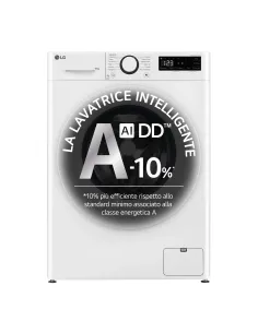 LG F4R3010NSWW Lavatrice 10kg AI DD, Classe A-10%, 1400 giri, Lavaggio a vapore 2