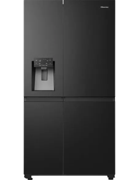 Hisense frigorifero Side by Side RS818N4TFE libera installazione 632L Classe E Distributore Acqua e Ghiaccio Grande capacità
