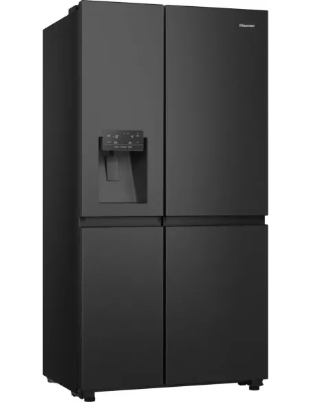 Hisense frigorifero Side by Side RS818N4TFE libera installazione 632L Classe E Distributore Acqua e Ghiaccio Grande capacità